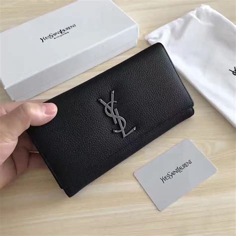 ysl long wallet|ysl wallet st laurent.